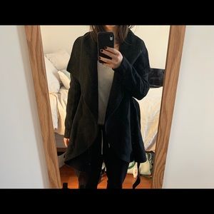 BCBG Black wool coat